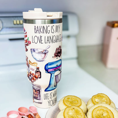 Bake You Happy 40oz NewGen Tumbler