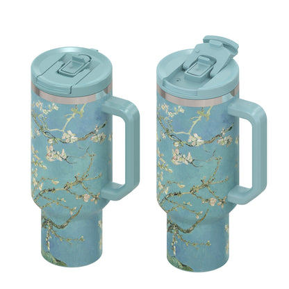 Almond Blossom Floral 40 oz DuoLid Tumbler