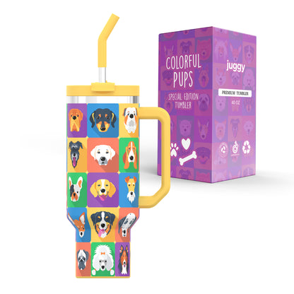 Colorful Pups 40oz NewGen Tumbler - PREORDER