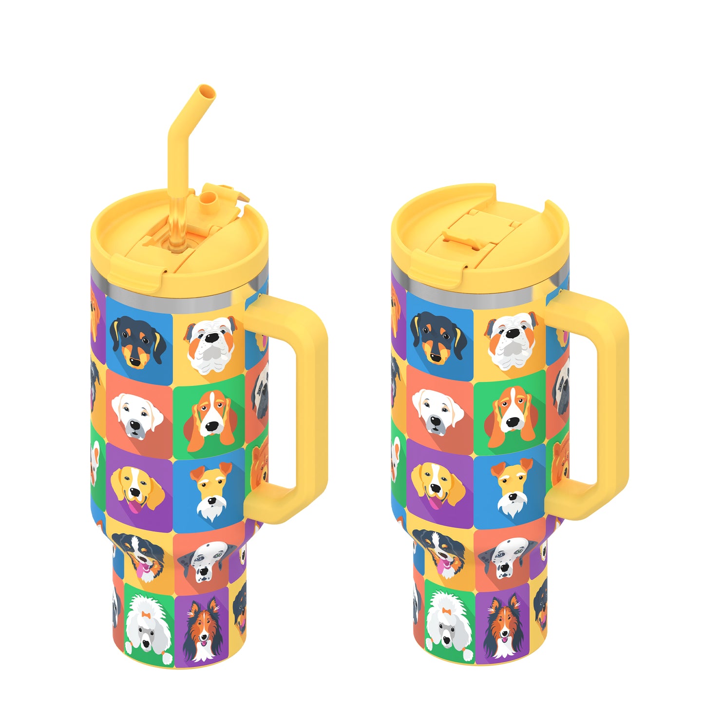 Colorful Pups 40oz NewGen Tumbler - PREORDER