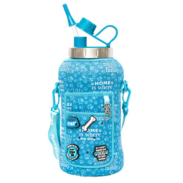 Dog ZOO Straw Bottle - 13 oz - Dog