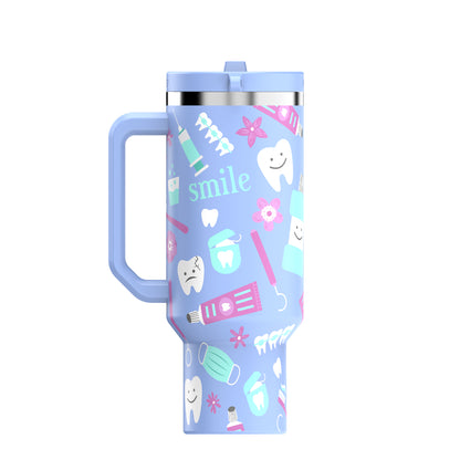 Dental Hero 40oz DuoLid Tumbler With Charms - PREORDER