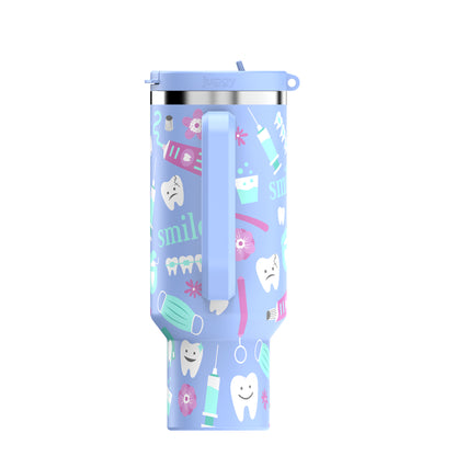 Dental Hero 40oz DuoLid Tumbler With Charms - PREORDER