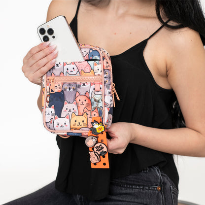 Pawsitve Cattitude  Crossbody Bag