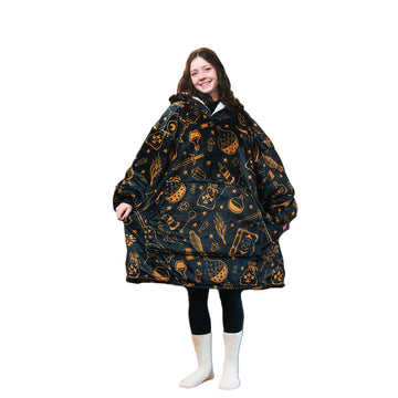 Full body discount blanket with hood