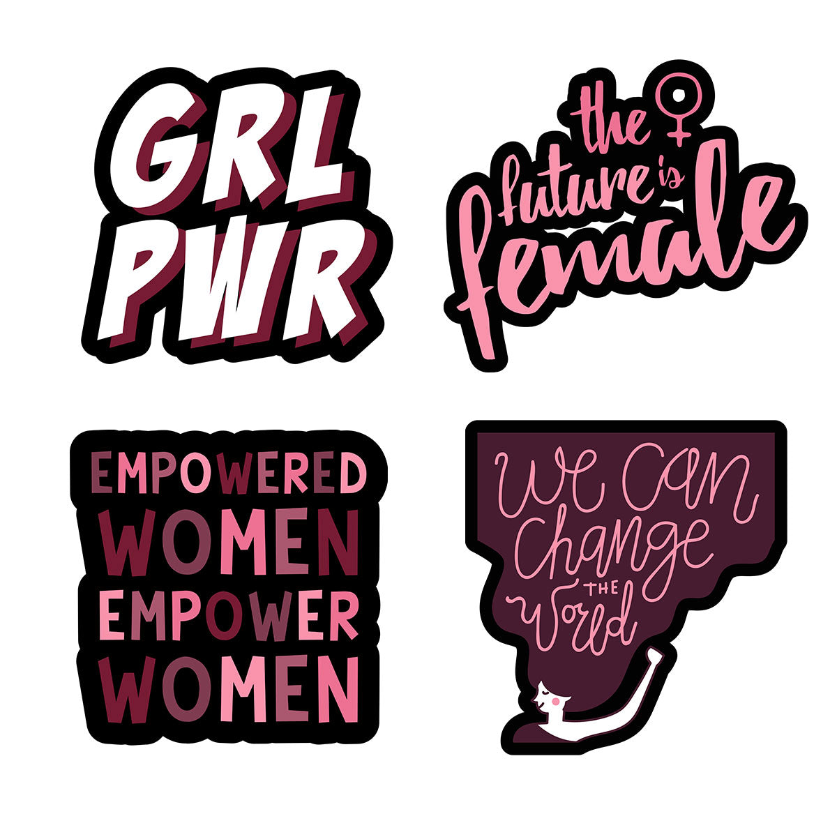 Girl Power Charms Set