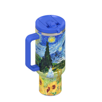 Van Gogh Greatest Hits 40 oz DuoLid Tumbler