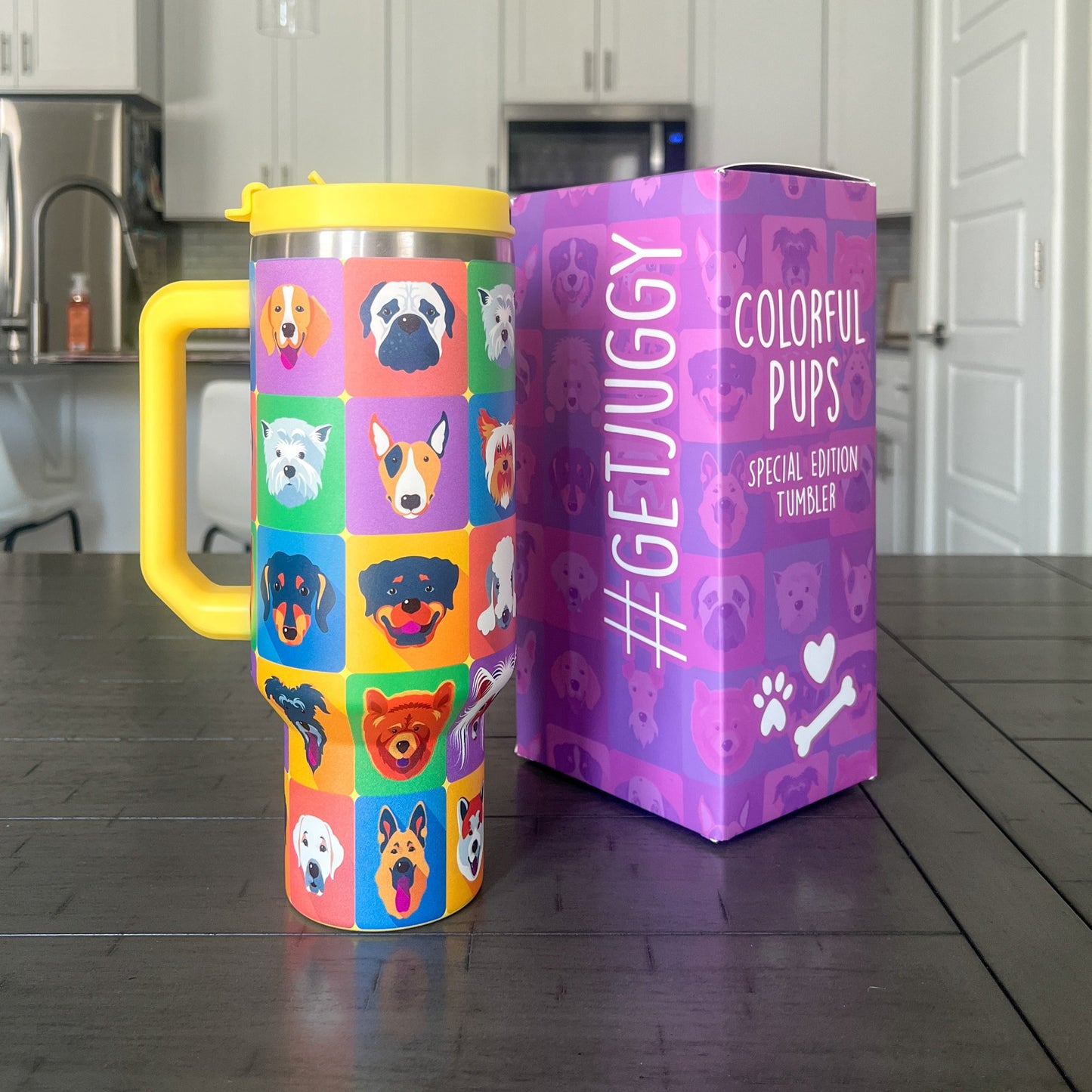 Colorful Pups 40oz NewGen Tumbler - PREORDER