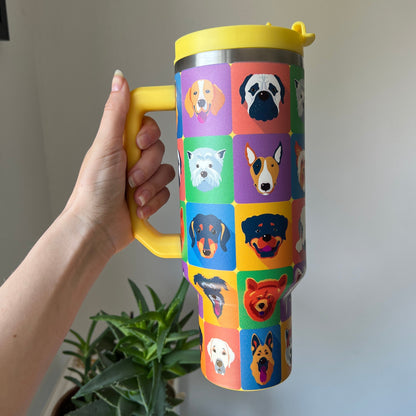 Colorful Pups 40oz NewGen Tumbler - PREORDER