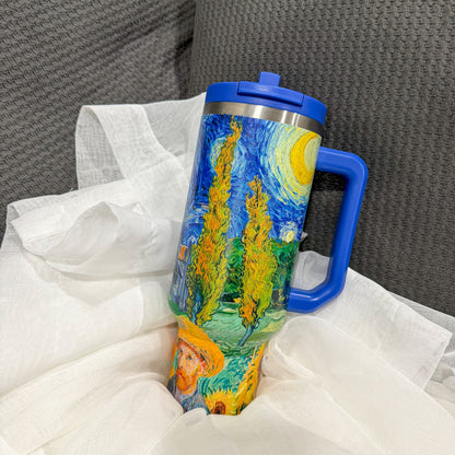 Van Gogh Greatest Hits 40 oz DuoLid Tumbler