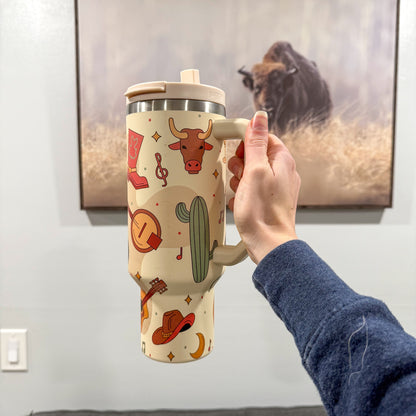 Country Music 40 oz DuoLid Tumbler