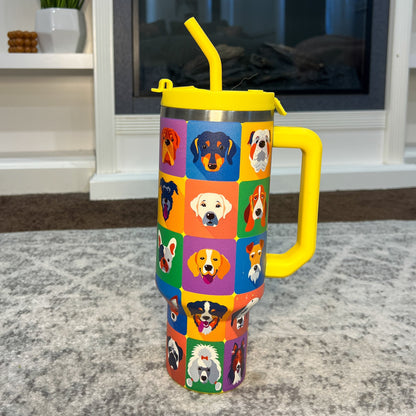 Colorful Pups 40oz NewGen Tumbler - PREORDER