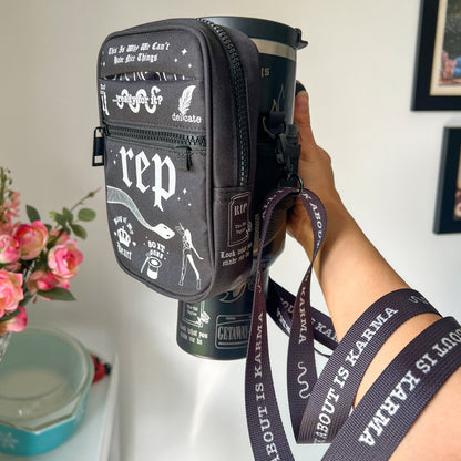 Reputation Crossbody Bag With Tumbler Strap