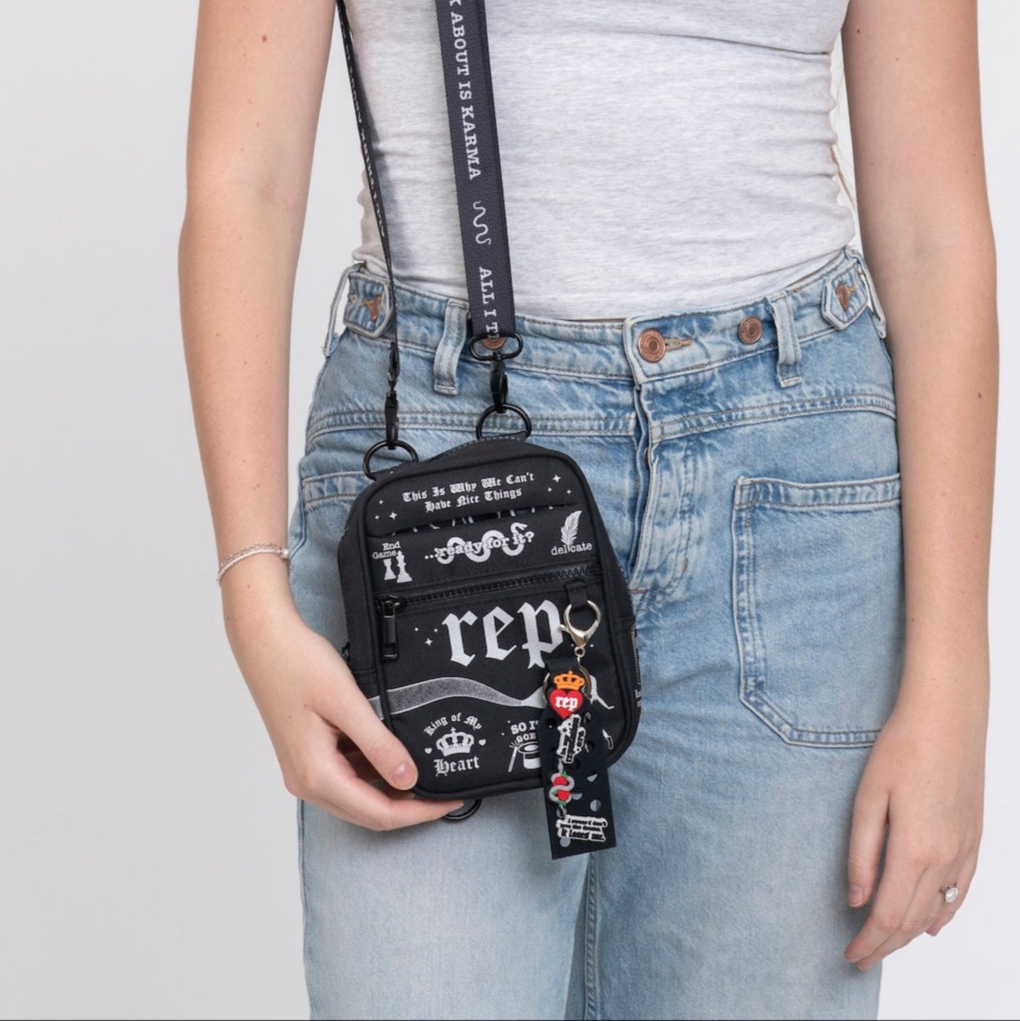 Reputation Crossbody Bag With Tumbler Strap