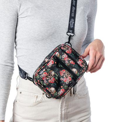 Skulls & Roses Crossbody Bag