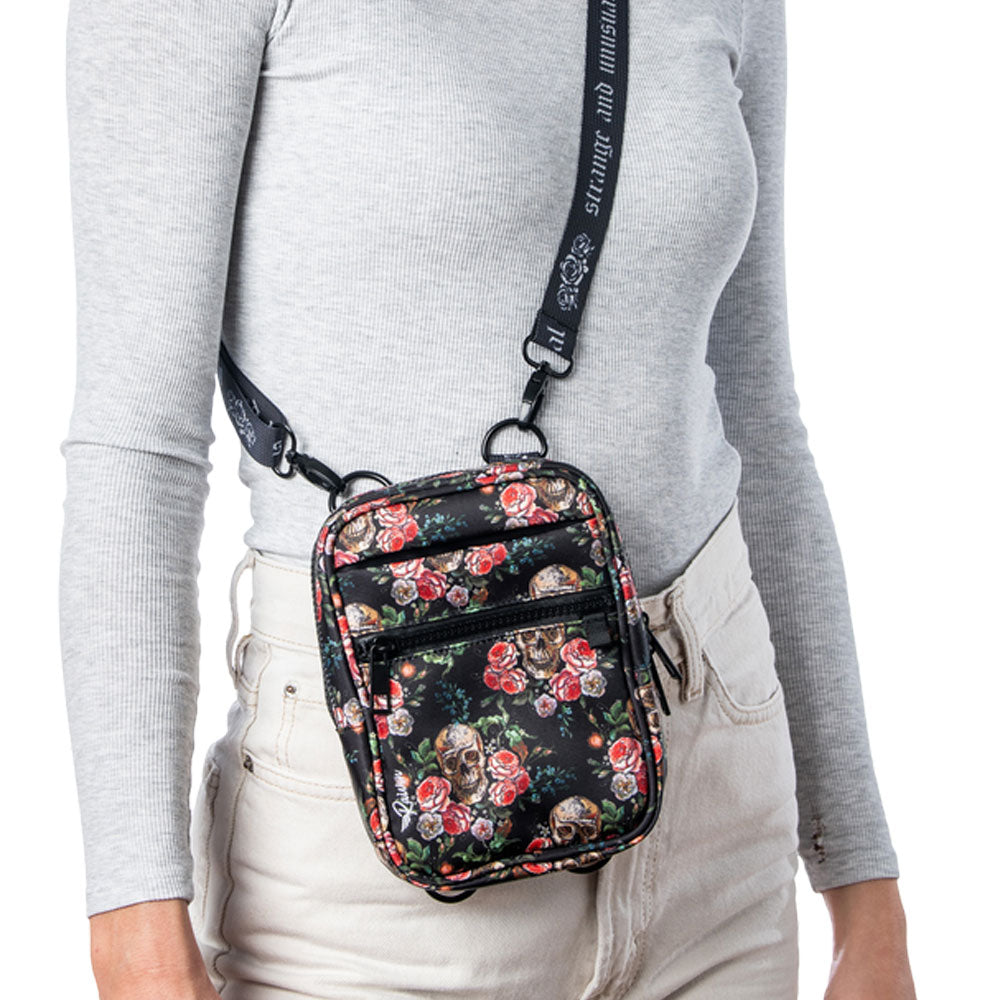 Skulls & Roses Crossbody Bag