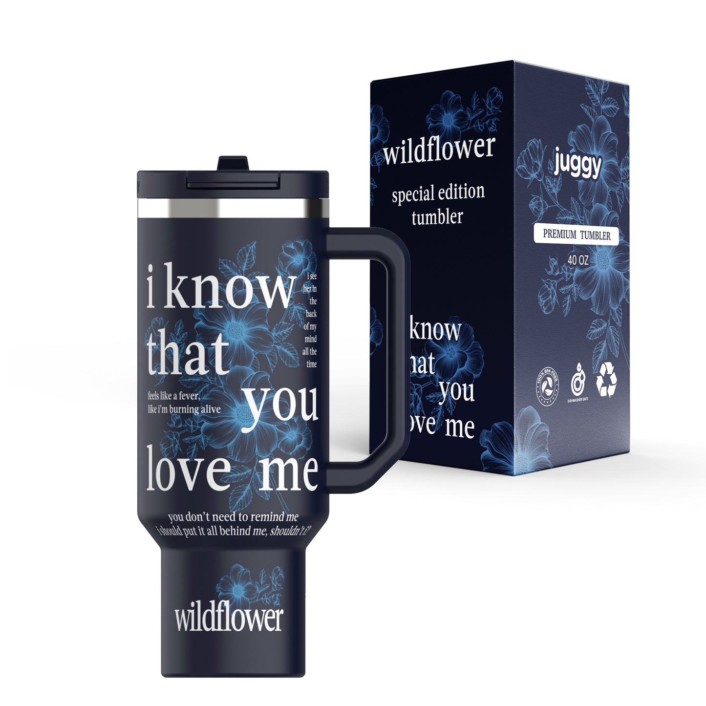 Wildflower 40 oz DuoLid Tumbler