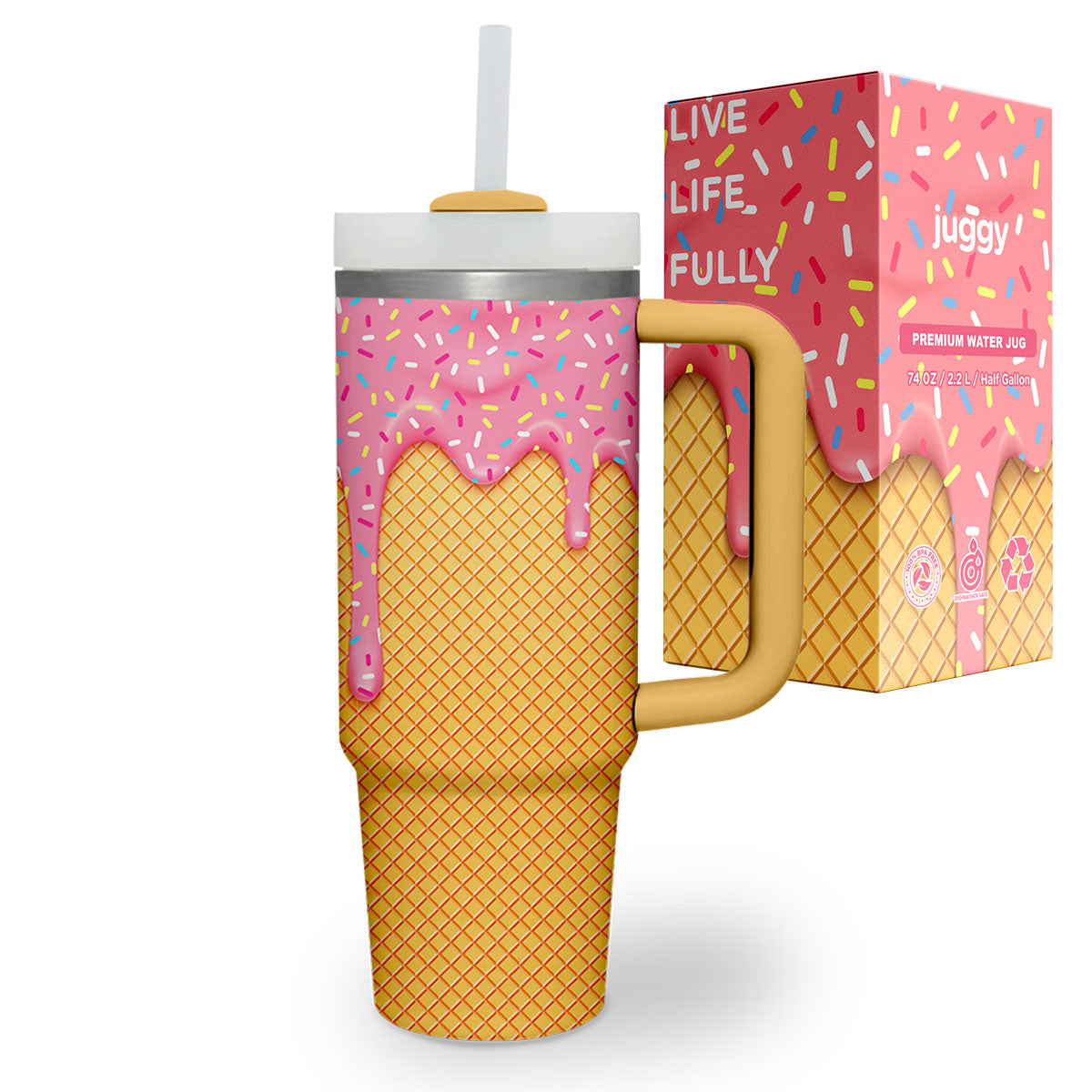 Ice Cream 40 oz Tumbler