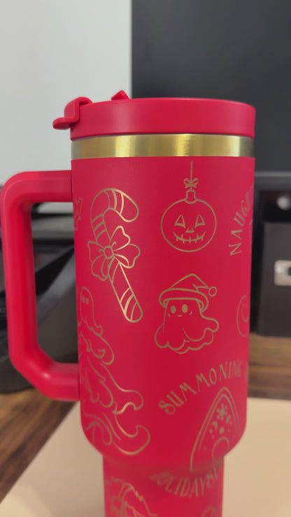 Witchy Christmas 40 oz NewGen Tumbler