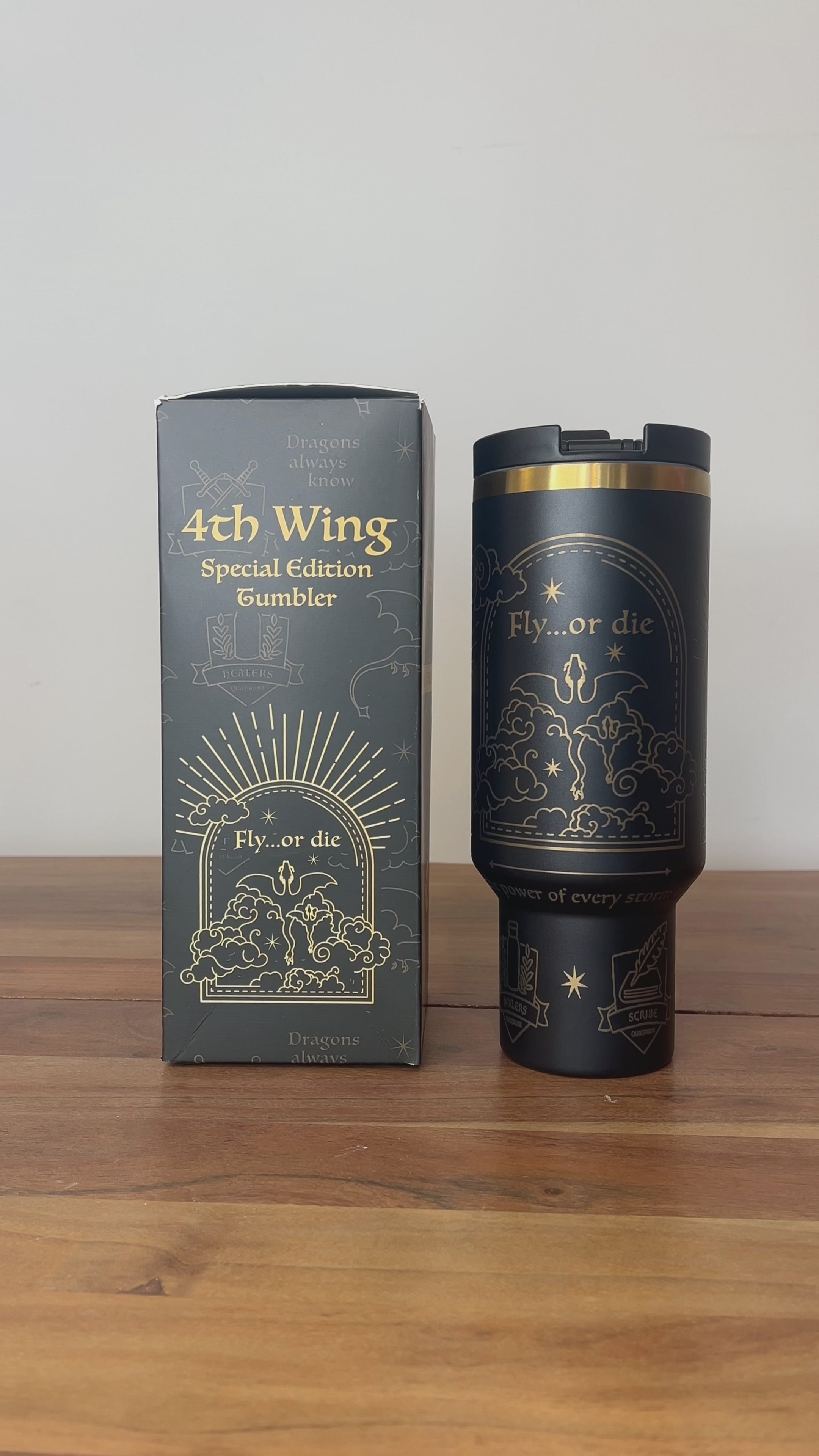 Fourth Wing 40 oz NewGen Tumbler - PREORDER