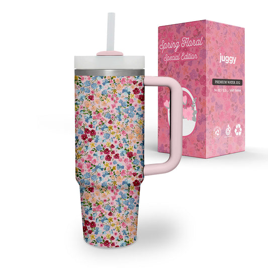 Spring Floral 40 oz Tumbler